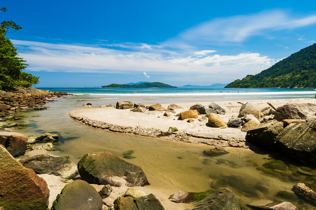 Vista costera de Angra dos Reis, Río de Janeiro